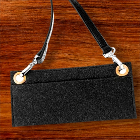 4 Pcs Purse Insert Organizers Crossbody Conversion Liners 4 Sizes Felt WOC - Picture 5 of 5